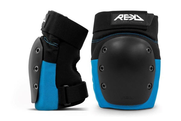 RKD620 REKD Knee Ramp Pads BlackBlue Front and Side.jpg