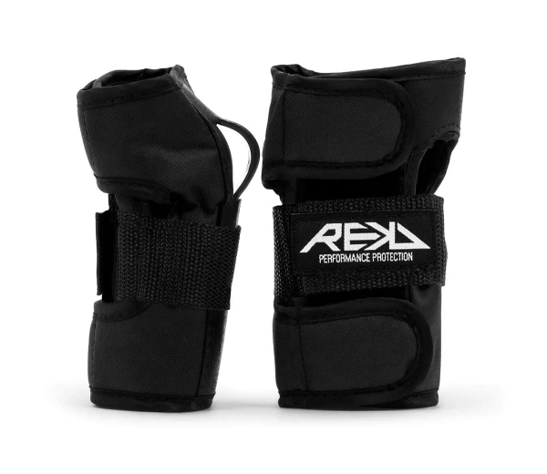 RKD590 REKD Junior Heavy Duty Pad Set Black Wrist Guards Pair.jpg