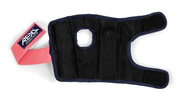 RKD600 REKD Heavy Duty Pad Set BluePink Wrist Guards Back Unstrapped.jpg